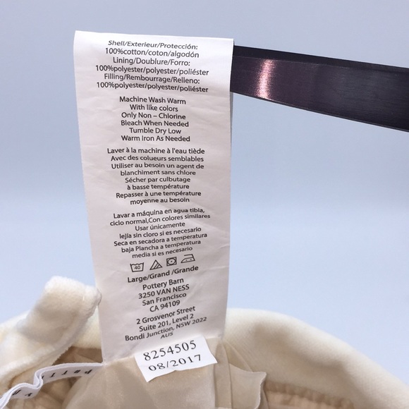 Pottery Barn Quilted Velvet Christmas Stocking JL - Picture 5 of 12